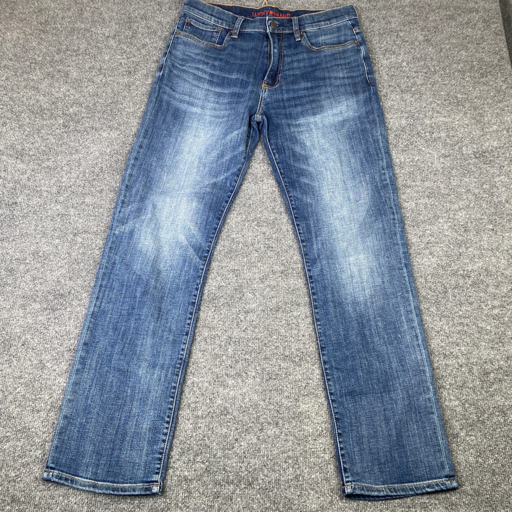 Lucky Brand 363 Vintage Straight Jeans Mens 31x32 Blue Denim Medium Wash Pants